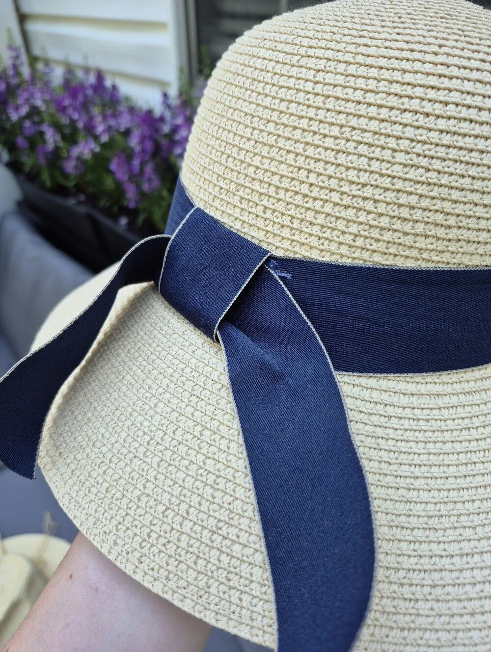 Vgogfly Vintage Wide Brim Staw Summer Hat - Picture 2 of 8